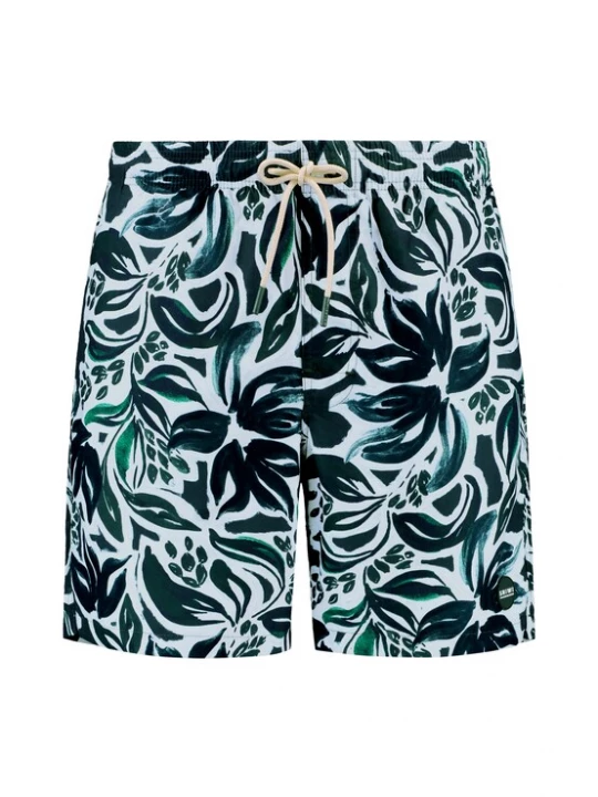 Foto van product Shiwi Zwemshorts 'MIKE' groen / wit