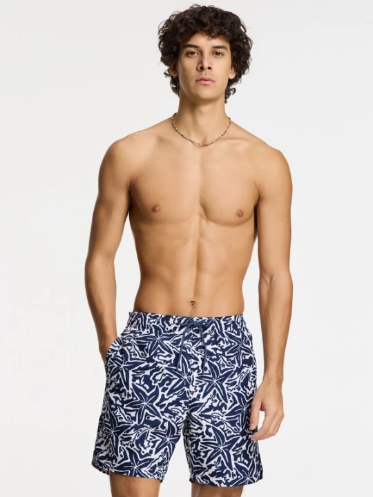 Foto van product Shiwi Zwemshorts 'Mike Starfish' navy / wit