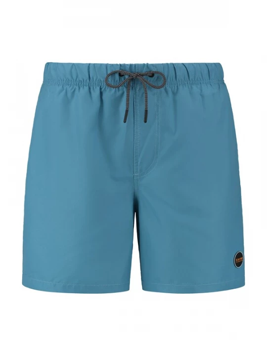 Foto van product Shiwi Zwemshorts 'MIKE' turquoise / donkeroranje / zwart / wit