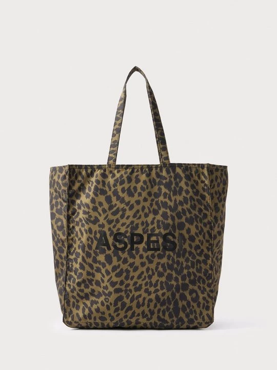 Foto van product Shopper Aspesi olijfgroen
