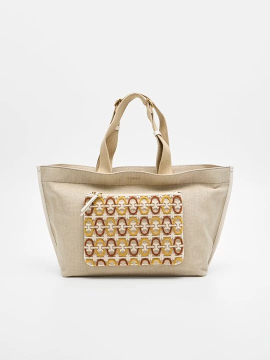 Foto van product Shopper Coccinelle zandkleur