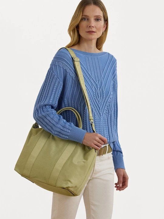 Foto van product Shopper Lauren Ralph Lauren olijfgroen