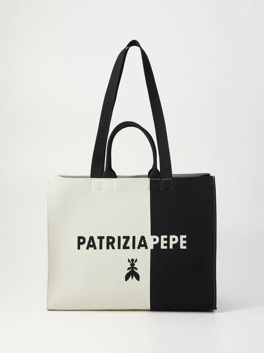 Foto van product Shopper Patrizia Pepe zandkleur