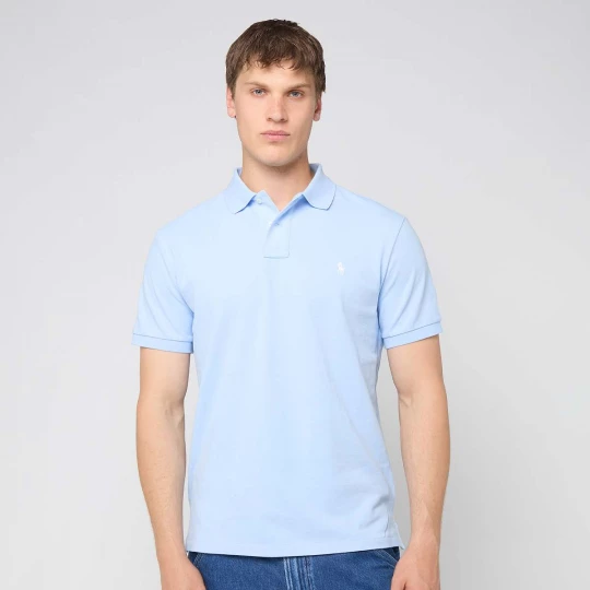 Foto van product Short Sleeve Knit Polo Ralph Lauren blauw