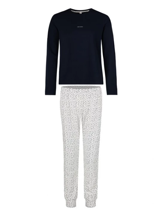Foto van product Short Stories Pyjama navy / wit