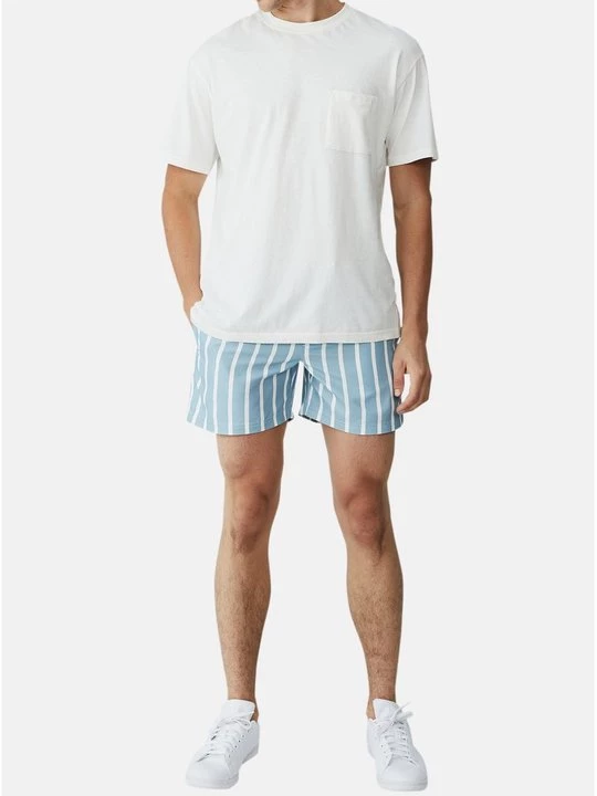 Foto van product Shorts Cotton On lichtblauw gemêleerd