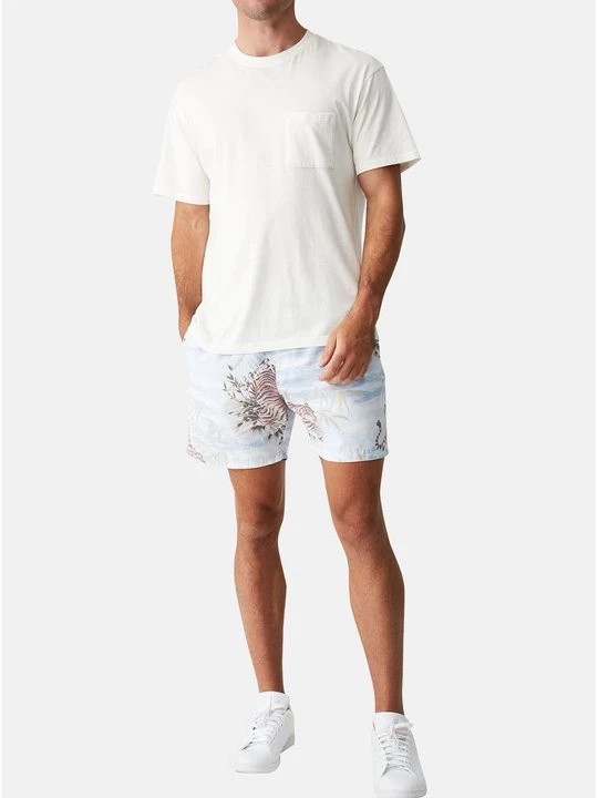 Foto van product Shorts Cotton On lichtblauw gemêleerd