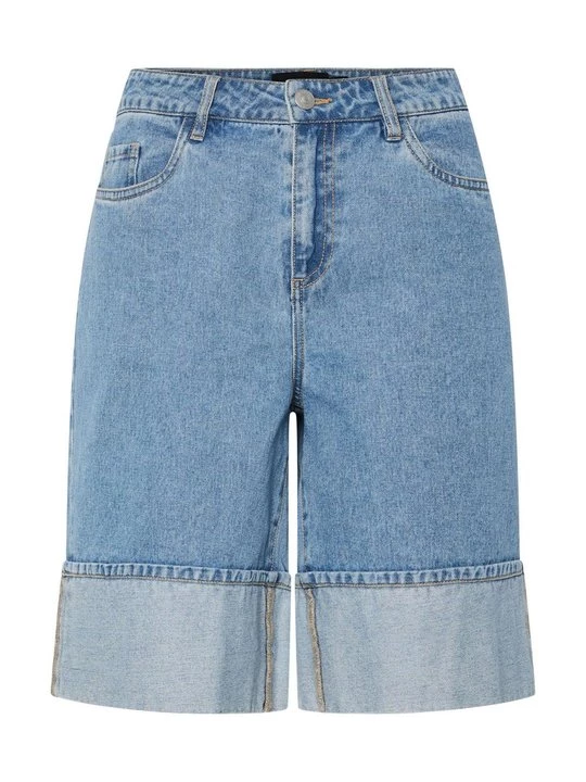 Foto van product Shorts Pieces lichtblauw denim