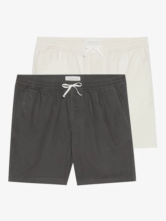Foto van product Shorts Pier One By Zalando donkergrijs