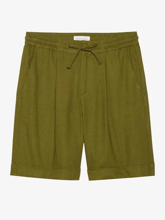 Foto van product Shorts Pier One By Zalando olijfgroen