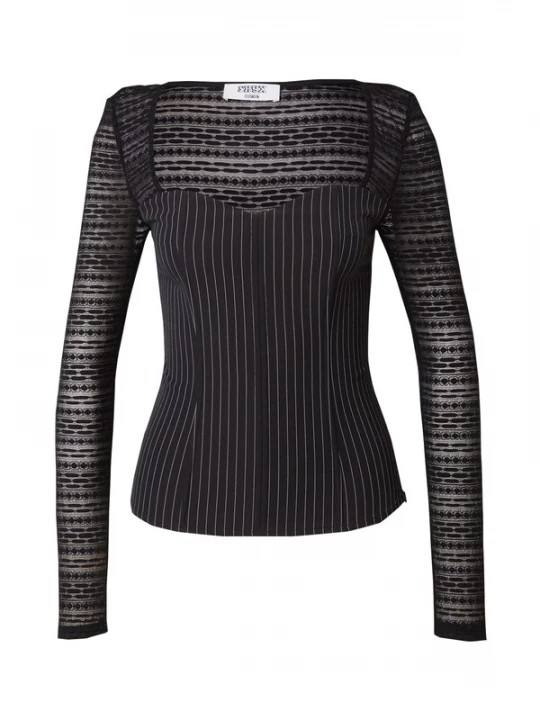 Foto van product SHYX Blouse 'Chani' zwart / wit