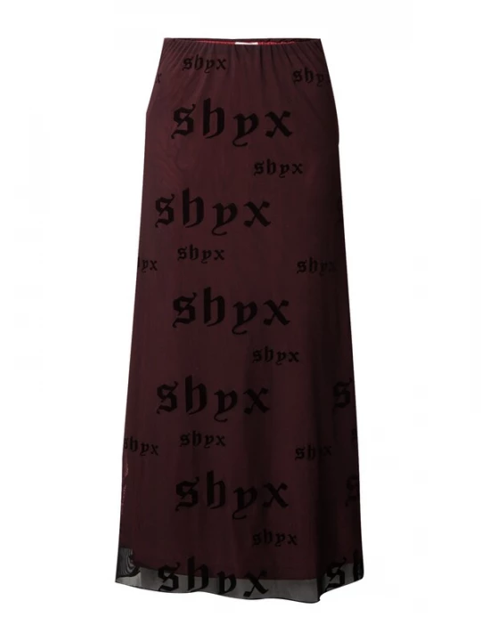 Foto van product SHYX Rok 'Nia' bordeaux / zwart