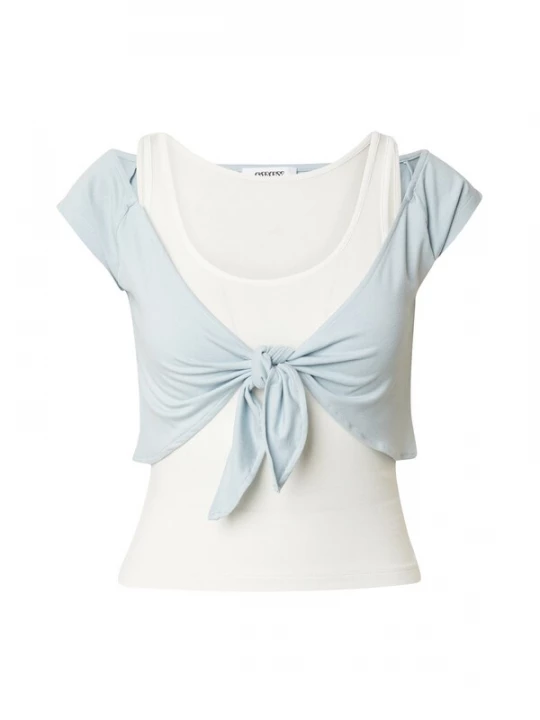 Foto van product SHYX Shirt 'Clara' lichtblauw / wit