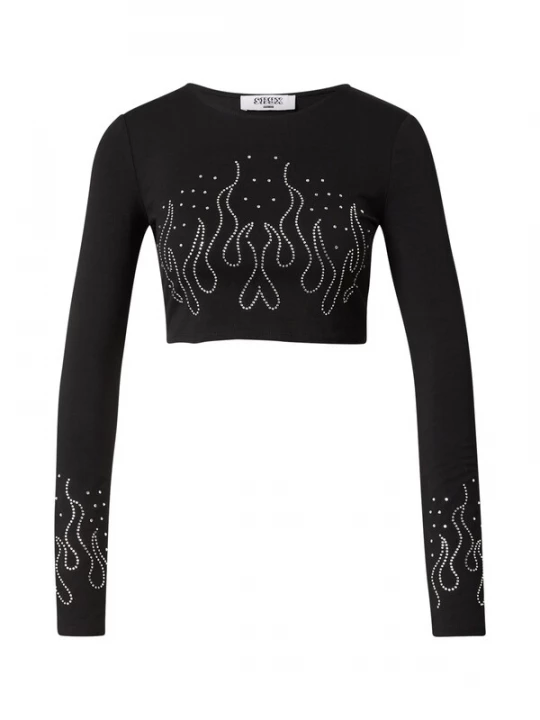 Foto van product SHYX Shirt 'Erika' zwart / zilver