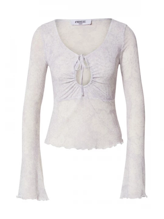 Foto van product SHYX Shirt 'Heather' pastellila / wit