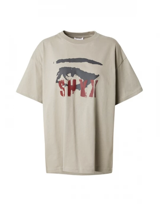 Foto van product SHYX Shirt taupe / antraciet / merlot