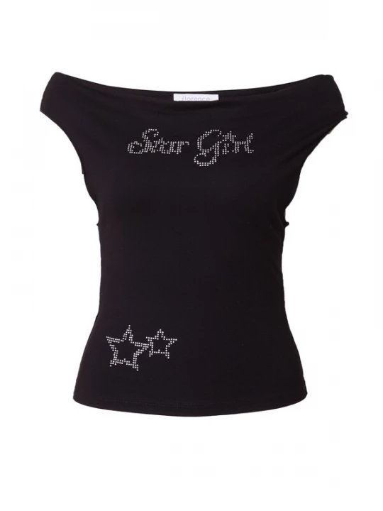 Foto van product SHYX Shirt zwart / zilver
