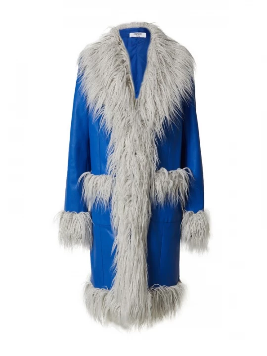 Foto van product SHYX Tussenmantel 'Nina' royal blue / koningsblauw / lichtgrijs