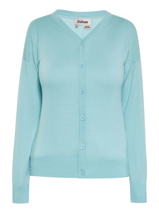 Foto van product Sidona Gebreid vest aqua