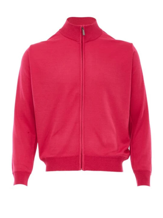 Foto van product Sidona Gebreid vest lichtrood