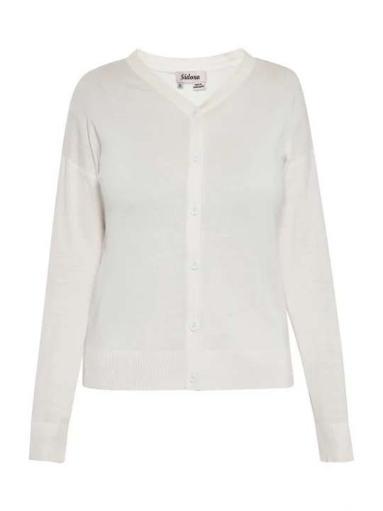 Foto van product Sidona Gebreid vest offwhite