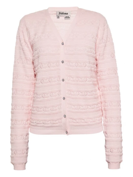 Foto van product Sidona Gebreid vest rosa