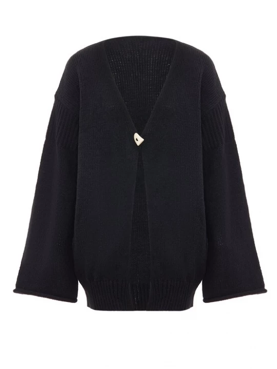 Foto van product Sidona Gebreid vest zwart
