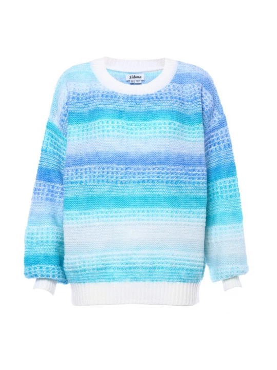 Foto van product Sidona Trui blauw / azuur / aqua / wit