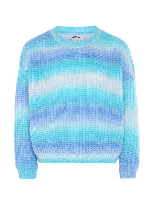 Foto van product Sidona Trui blauw / hemelsblauw / wit