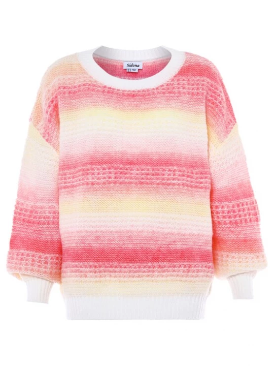 Foto van product Sidona Trui geel / pink / wit