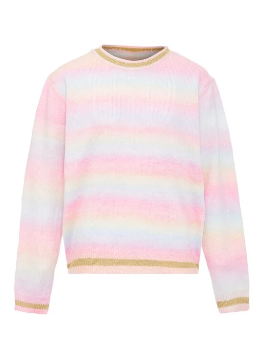 Foto van product Sidona Trui lichtblauw / goudgeel / rosé