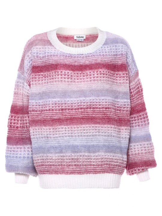 Foto van product Sidona Trui lila / pink / wit