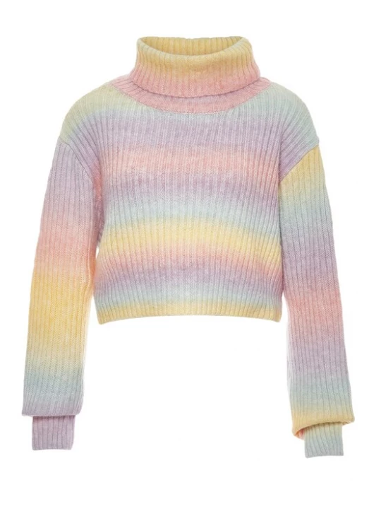 Foto van product Sidona Trui pastelblauw / geel / pastellila / rosa