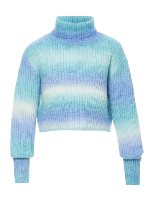 Foto van product Sidona Trui turquoise / hemelsblauw / wit