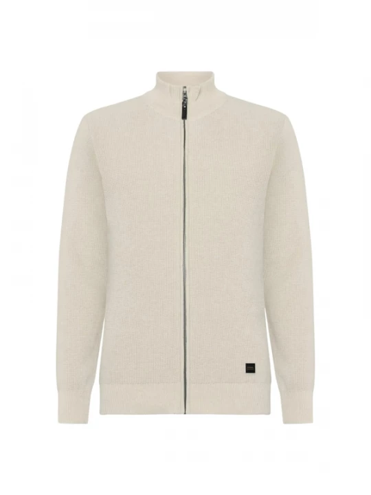 Foto van product Signal Gebreid vest 'Connor' ecru / zwart