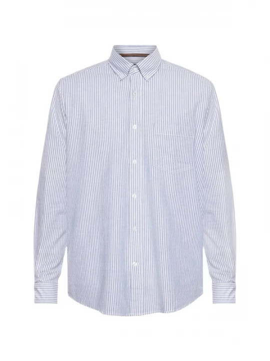 Foto van product Signal Overhemd 'Scott' smoky blue / wit