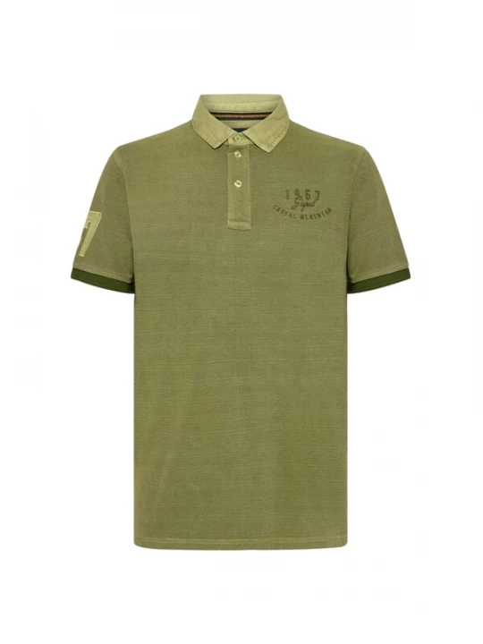 Foto van product Signal Shirt 'Oscar' olijfgroen