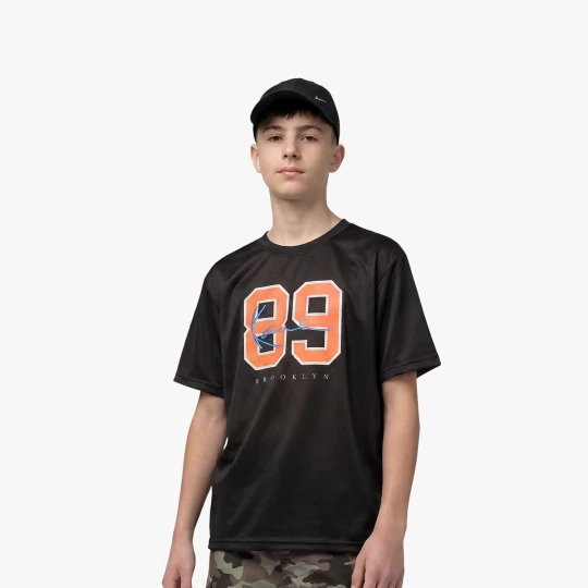 Foto van product Signature 89 Mesh T-Shirt Junior Karl Kani zwart