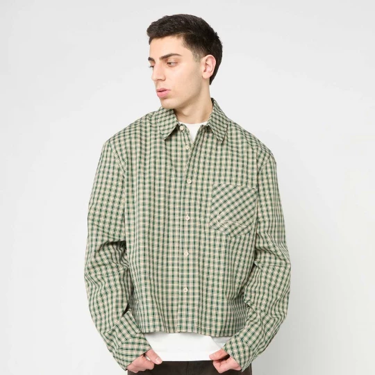 Foto van product Signature Check Boxy Shirt Karl Kani groen
