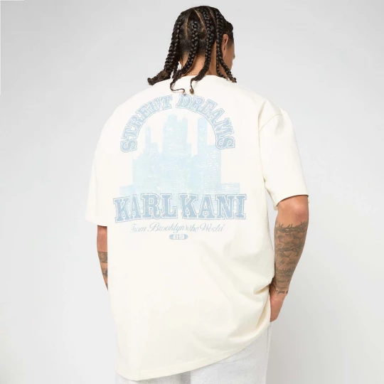 Foto van product Signature Oversized T-Shirt Karl Kani beżowy