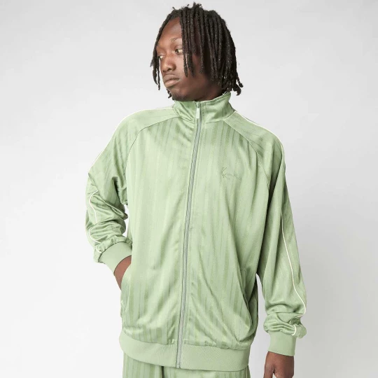 Foto van product Signature Shadow Stripe Trackjacket Karl Kani groen