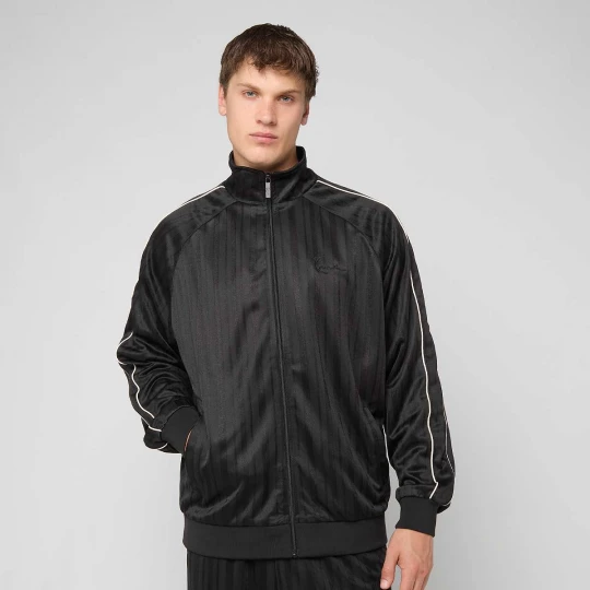 Foto van product Signature Shadow Stripe Trackjacket Karl Kani zwart