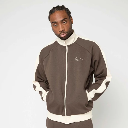 Foto van product Signature Sidestripe Pique Trackjacket Karl Kani bruin
