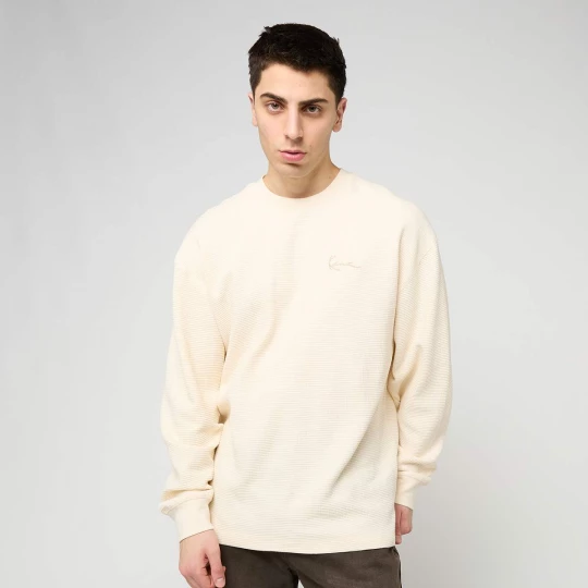 Foto van product Signature Waffle Longsleeve Karl Kani beżowy