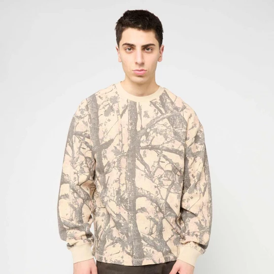 Foto van product Signature Wood Camo Waffle Longsleeve Karl Kani