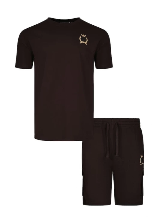 Foto van product SikSilk Huispak donkerbruin / goudgeel / zwart