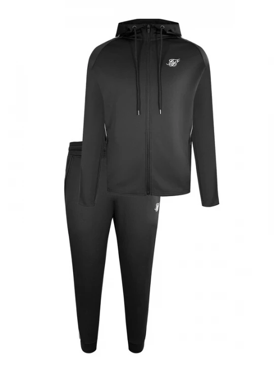 Foto van product SikSilk Joggingpak zwart / wit