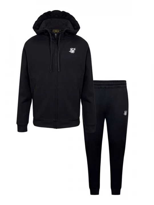 Foto van product SikSilk Joggingpak zwart / wit