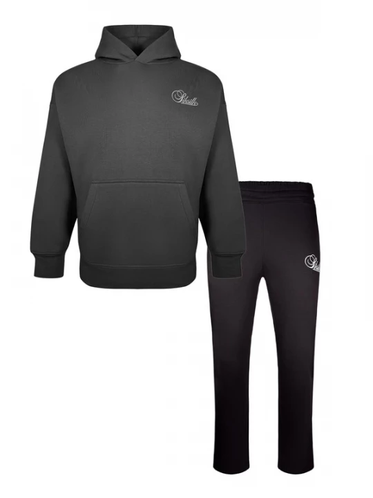 Foto van product SikSilk Joggingpak zwart / wit