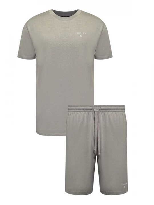 Foto van product SikSilk Pyjama kort grijs
